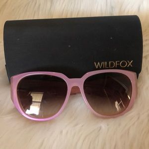 Wildfox Dionne Pink Gradient Oversized Sunglasses- preloved